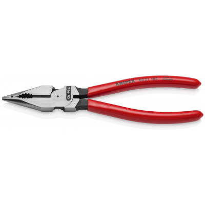 Pince universelle multifonctions 185mm avec tranchant - Gainage PVC - KNIPEX | 0821185