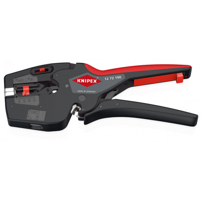 Pince à dénuder automatique 10mm² et à sertir les embouts de 0,25 à 4mm² - KNIPEX | 1272190