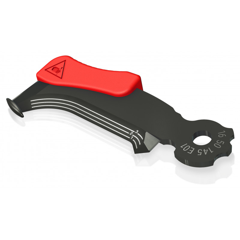 Lame avec sabot de guidage pour couteau à dégainer 16 50 145 - KNIPEX | 1650145E01