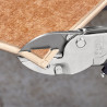 Sécateur à enclume 200mm - Acier chromé - Gainage PVC - Pour matériaux souples - KNIPEX | 9455200