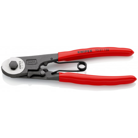 Coupe-câbles acier Bowden 150mm Ø3mm - Gainage PVC - KNIPEX | 9561150