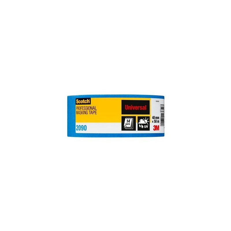 Ruban de masquage professionnel longue durée multisurface 3M™ 2090