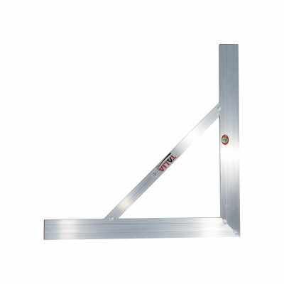 EQUERRE ALUMINIUM SOUDEE A NIVEAU ISOCELE 100X100CM - 	TALIAPLAST | 460912