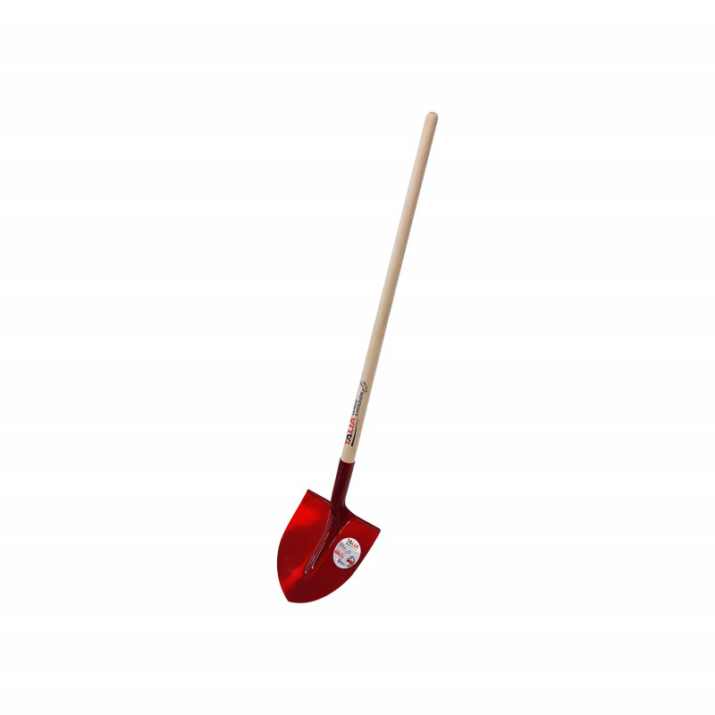 PELLE RONDE 27CM SUPERLEGERE 1KG AVEC MANCHE BOIS 130CM - BOIS PLUME - 	TALIAPLAST | 470231