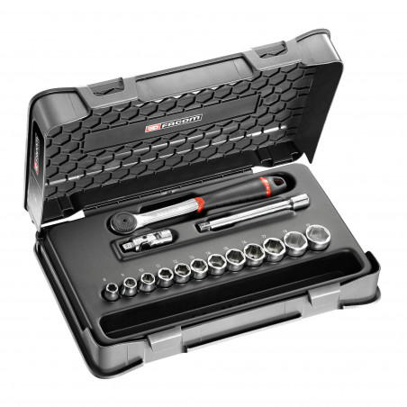 Coffret douilles 3/8" 6 pans - Facom | J.161-1P6