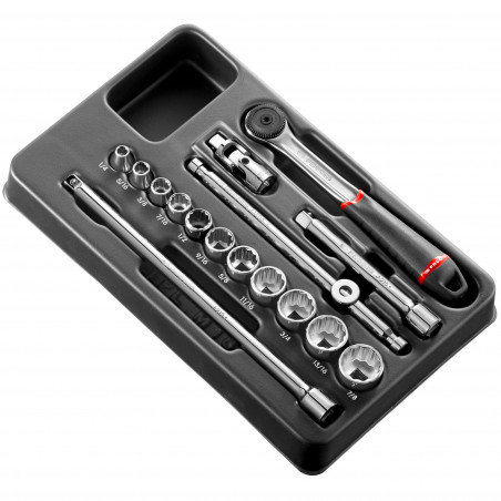 Mod douil 3/8" 12P IN 16 pces - Facom | MOD.J161-212U