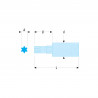 Douille 1/4" OGVGRIP 6p 6 mm - Facom | RTM.6GRP