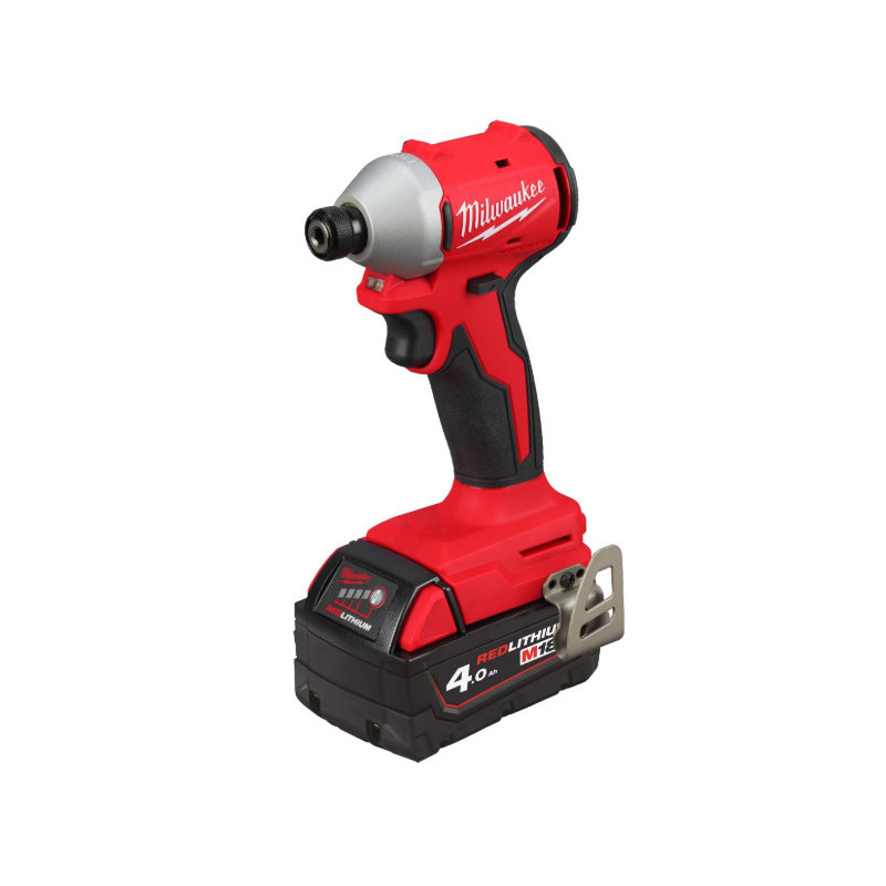 Visseuse à chocs Compacte Hex 1/4 BRUSHLESS, 18V, 4,0Ah, 190 Nm - Milwaukee | 4933492840