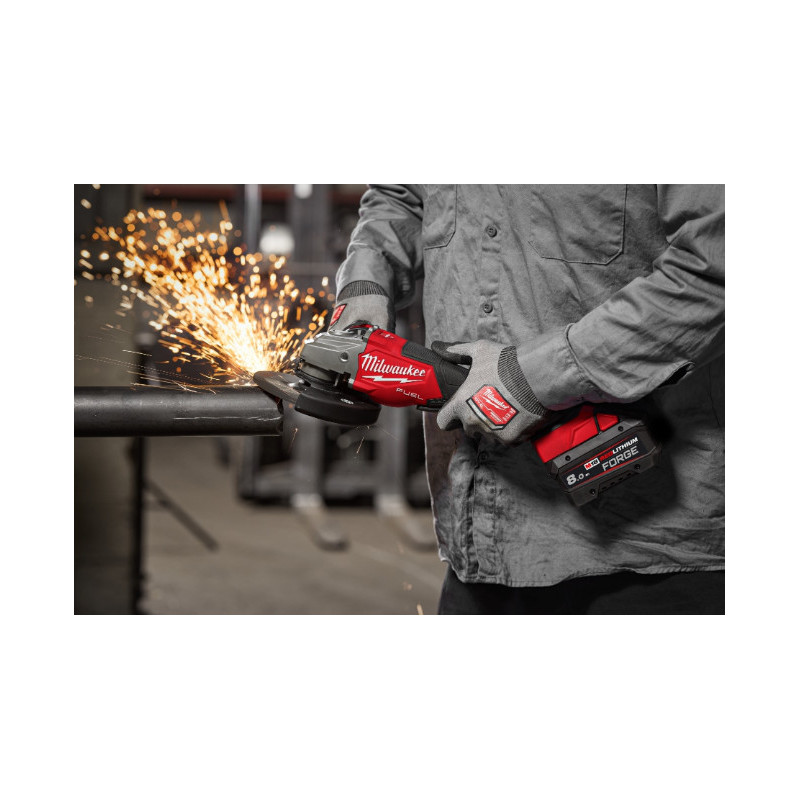 Meuleuse d'angle avec interrupteur "Homme Mort" M18 FUEL - Milwaukee | 4933493417