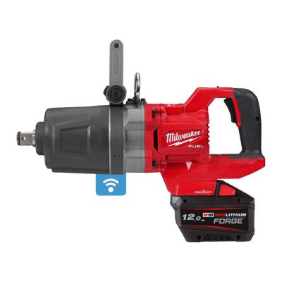 Boulonneuse à chocs FUEL carré 1'' avec poignée en d et nez court,18v, bluetooth, 12,0ah - Milwaukee | 4933499253