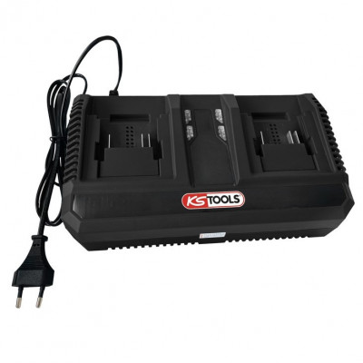 Chargeur rapide double 18V 8 A - Ks Tools | 515.4706F
