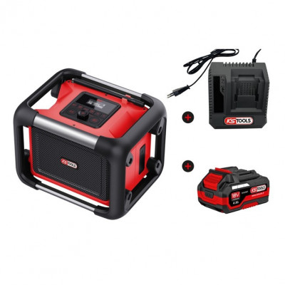 Enceinte de chantier secteur & 18V solo - Ks Tools | 100172F-A1