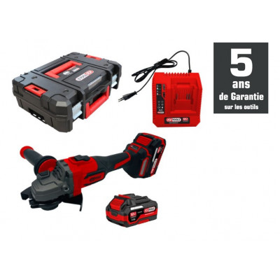 Meuleuse 125mm variateur 18V 4Ah - Ks Tools | 515.4735F