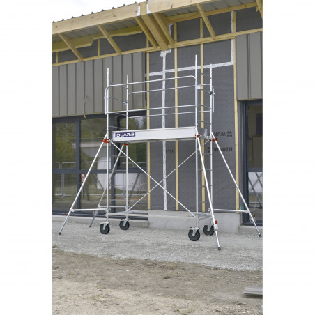 ECHAFAUDAGE ROULANT ACIER - ALTITUDE ACIER - LONGUEUR 2M00 - GC MONOBLOC - Duarib LD | 8120012