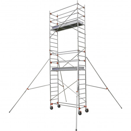 ECHAFAUDAGE ROULANT ALU - ALTITUDE ALU - LONG. 2M05 - BASE STD - GC MONOBLOC - Duarib LD | 613722