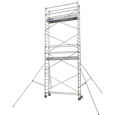 ECHAFAUDAGE ROULANT ALU - ALTITUDE ALU - LONG. 2M55 - BASE STD - GC LISSES - Duarib LD | 613812