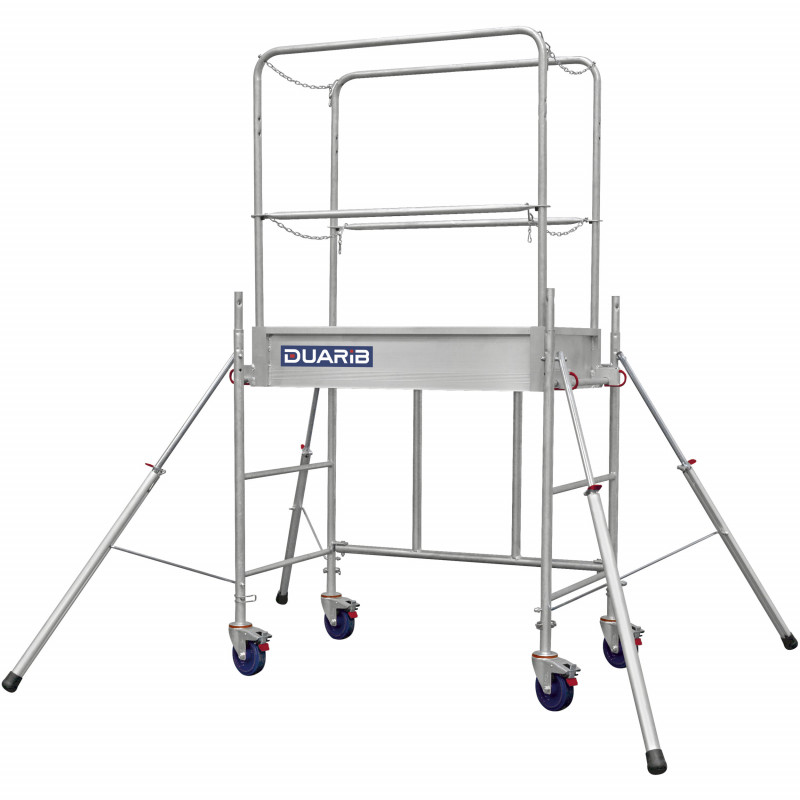 ECHAFAUDAGE ROULANT ACIER - ROLLY MINI - LONGUEUR 1M00 - Duarib | 8010011