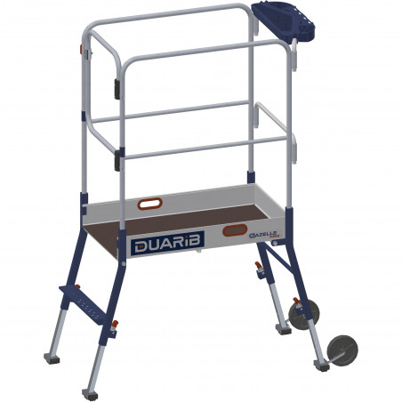 PLATEFORME IND ROUL HAUTEUR REGLABLE - GAZELLE MINI - Duarib | 400720