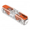Borne WAGO 221 Inline 2x4mm² à leviers souple & rigide - Wago | 221-2411/995-012