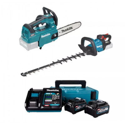 Pack multi-machines, Tronçonneuse - UC002GZ01 et Taille-haie - UH006GZ, Pack énergie - 191J97-1- Makita | LOT0281