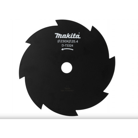 Lame pour Débroussailleuse Makita 8 dents Ø 230 mm, Alésage 25,4 mm, Makita | D-73324