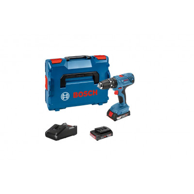 Perceuse à percussion GSB 18V-21 + GBA 1x2,0Ah + GBA 1x4,0Ah + GAL 18V-40 LC - BOSCH | 0615990L9S