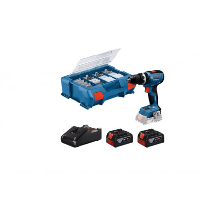 Perceuse à percussion GSB 18V-65 + ProCORE18V 2x4,0Ah LC - BOSCH | 06019N3307