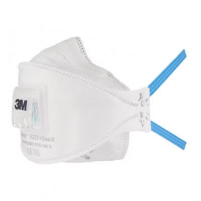 Lot de 10 masques antipoussière 3M™ Aura™ FFP2 avec valve série 9322+ Gen3 | 7100134313