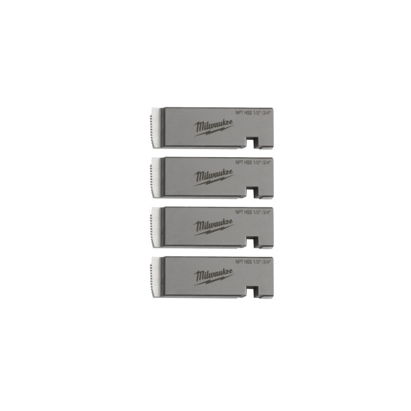 Set de peignes 1/2"-3/4" NPT HSS - Milwaukee | 48361205Produit standard