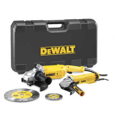 Duo de meuleuses 125/230 mm - Dewalt | DWE492TWIN2