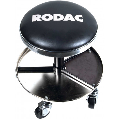 TABOURET D'ATELIER A ROULETTES - SIEGE NOIR - CAP. 115 KG - SAM | TL3050