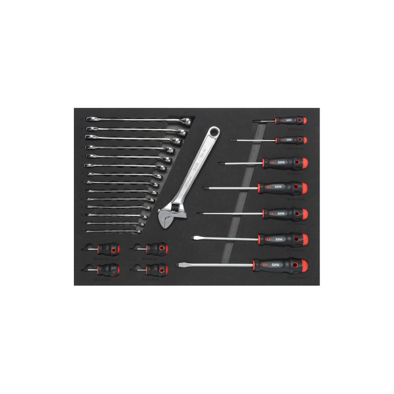 COMPOSITION 200 OUTILS EN MODULE MOUSSE - SAM | CPP-200PM