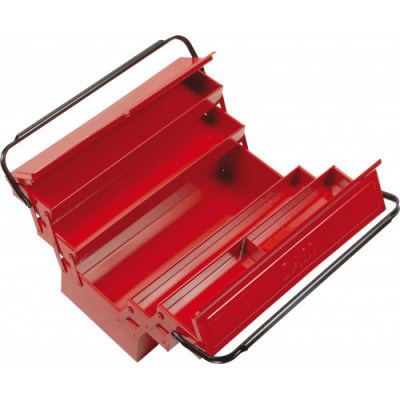 CAISSE A OUTILS METALLIQUE 5 CASES - VIDE - SAM | 605-R