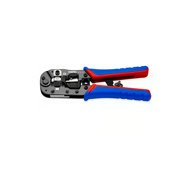 Pince à sertir pour fiches Western RJ45 - KNIPEX | 97 51 13