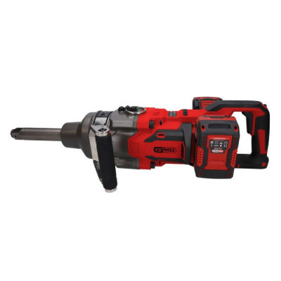 Clé à chocs à broche longue brushless 1'' 18 V 4000 Nm, 2 batteries et chargeur KSTOOLS | 515.4755F