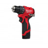 Perceuse Visseuse BRUSHLESS,12V, M12BLDDRC-201B -  Milwaukee | 4933500773