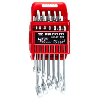 Jeu de 12 cles mixtes 40B en etui plastique - FACOM | 40B.JP12PB