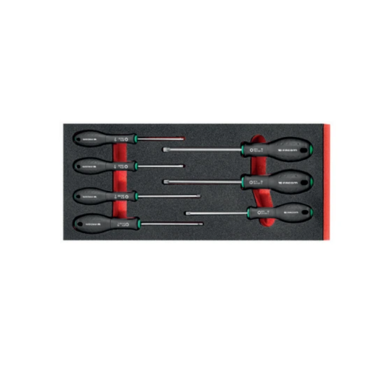 Jeu de 6 tournevis Ergotwist torx en module mousse - FACOM | MODM.BTX1PF