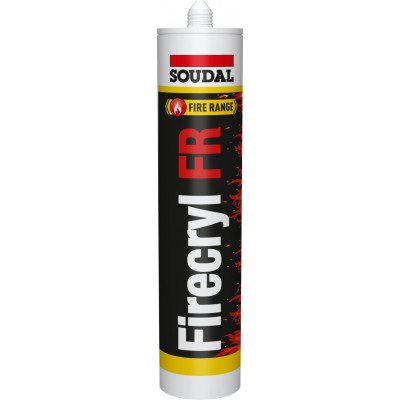 Mastic coupe-feu acrylique FIRECRYL FR Blanc Cartouche 310 ML - SOUDAL | 106329