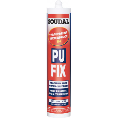 Colle PU FIX Transparent Cartouche 310 ML - SOUDAL | 111918