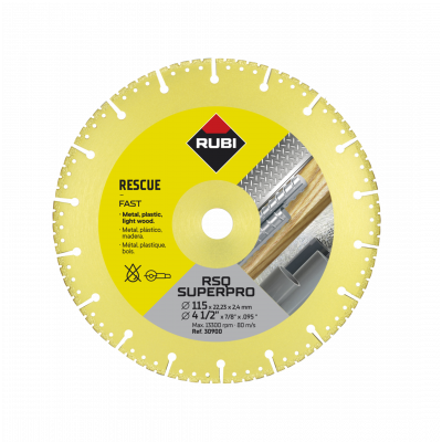 Disque RSQ 115 MM SUPER PRO - RUBI | 30900