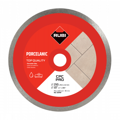 Disque CPC 250 PRO - RUBI | 30959