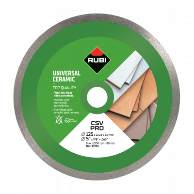 Disque CSV 125 PRO - RUBI | 31915