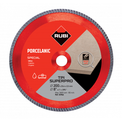 Disque TPI 200 MM SUPER PRO - RUBI | 31966