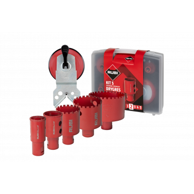KIT 5 Trépans DRYGRES PREMIUM - RUBI | 51937