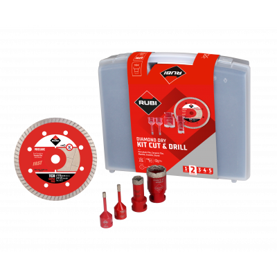 KIT Disque TCR et Trépans DRYGRES - RUBI | 68923