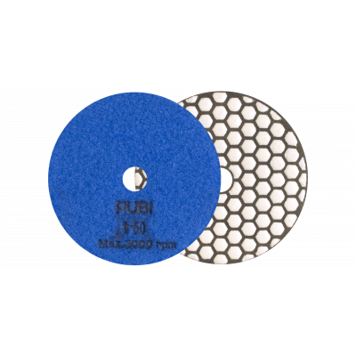 Disque diamant polissage et ponçage à sec Ø100 MM GR.50 - RUBI | 62970