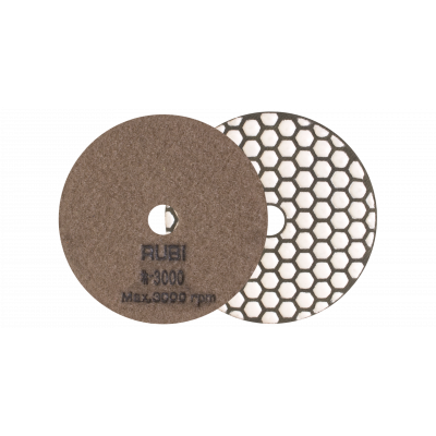 Disque diamant polissage et ponçage à sec Ø100 MM GR. 3000 - RUBI | 62976