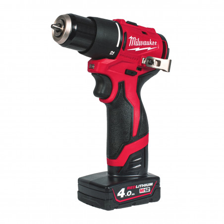 Perceuse compacte Brushless, 12 V, 40Nm , 2Ah, 1 chargeur C12C - M12 BLPDRC-402C - Milwaukee | 4933500424