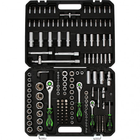 Coffret de douilles COMPETITION 1/4"+3/8"+1/2", 191 pcs - KSTools | 512.0191
